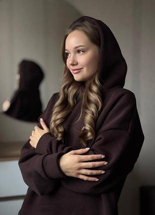 Костюм флисовый «верона/флекс» xs-s 40/42 коричневого цвета