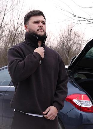 Костюм чоловічий теплий із тринитки на флісі «urban» 2xl/3xl