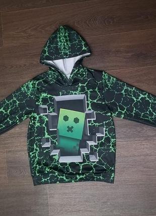 Толстовка худі майнкрафт minecraft 9 10 років 134-140 зріст
