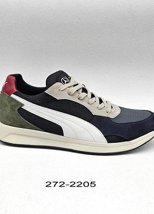 Puma mercedes! чоловічі кросівки кеди натуральна шкіра стилі пума 41