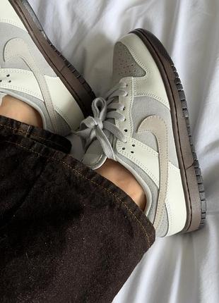 Женские кроссовки nike sb dunk low ironstone