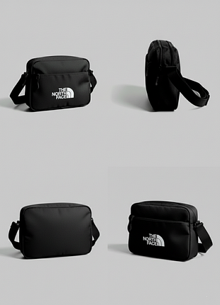 Барсетка чорна the north face, сумка спорт маленька тнф 2