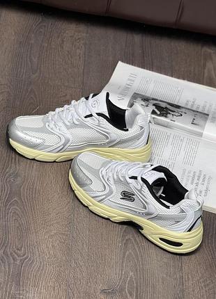 Женские кроссовки silver/beg sport