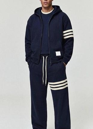Мужской спортивный костюм синий размеры l,xl,2xl