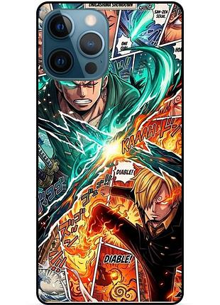 Силиконовый чехол one piece большой куш для xiaomi samsung motorola nokia iphone zte vivo oppo realme зоро санджи 02