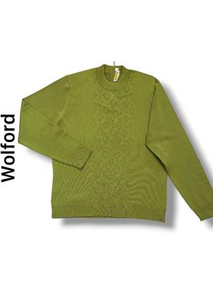 Джемпер винтаж wolford оливковый хаки