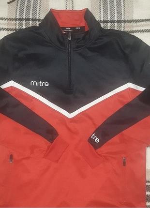 Спортивна кофта чоловіча mitre колір червоний+чорний розмір l