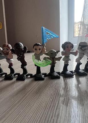 Колекція фігурок star wars з kinder surprise - повний набір