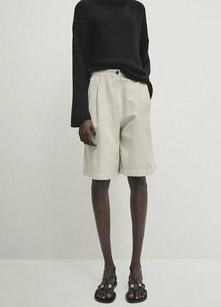 Бермуди шорти бавовняні massimo dutti 36