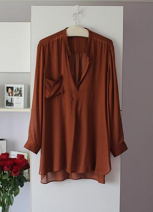 Легесенька подовжена сорочка від zara