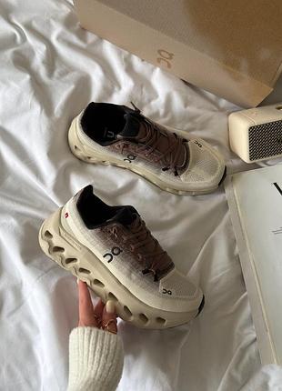 Женские кроссовки on loewe x cloudtilt clove sand