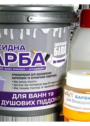 Эмаль эпоксидная artcraft для ванн и душевых поддонов желтая 1400 грамм plastall