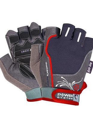 Рукавички для фітнесу power system ps-2570 woman’s power жіночі black s