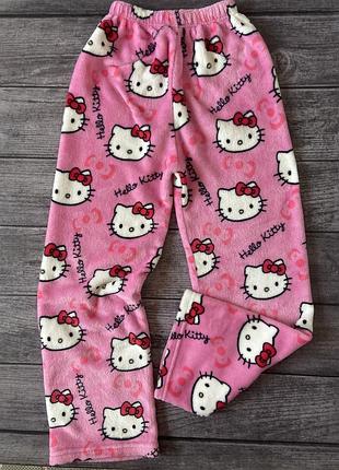 Плюшеві підамні штани hello kitty