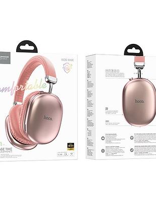 Навушники накладні hoco. w35 max joy, bluetooth 5.3, aux, tf (карта пам'яті), акумулятор 800 маг, до 90 годин автономної роботи