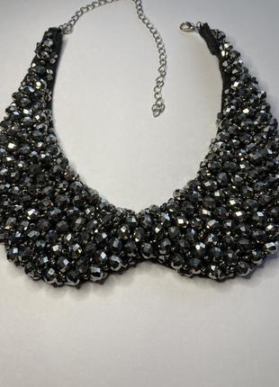 Съёмный воротник. чешское стекло