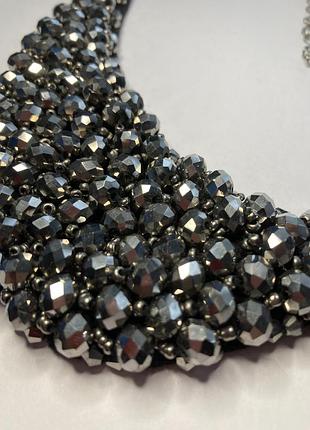 Съёмный воротник. чешское стекло