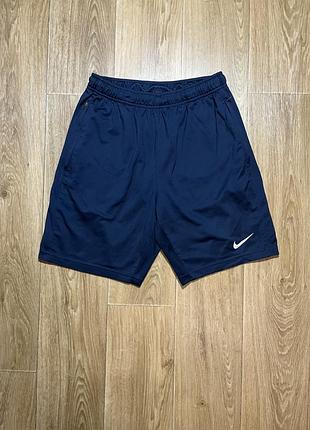 Спортивні шорти nike dri-fit синього кольору розмір s