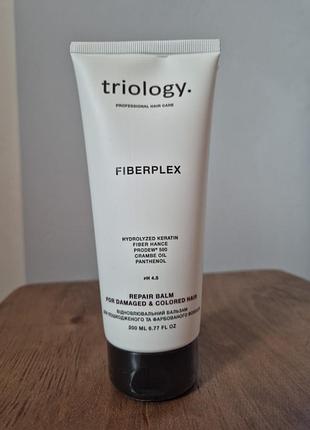 Відновлювальний кондиціонер пошкодженого та фарбованого волосся
triology. fiberplex
