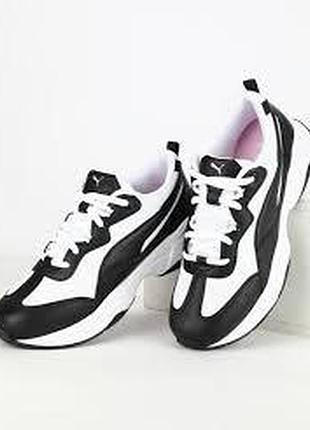 Женские кроссовки puma, модель cilia black-white размер 39,40 40