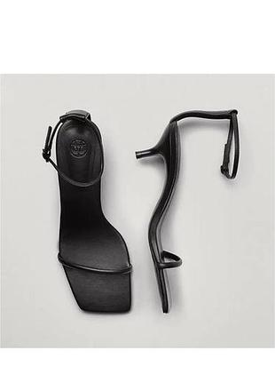 Босоніжки massimo dutty мінімалістичні з квадратним мисом