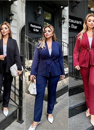 Костюм-тройка из качественной ткани