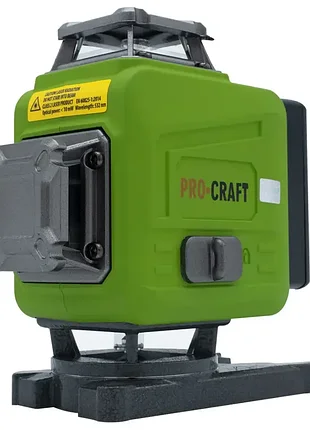 Лазерний рівень procraft le-4gl green line (1 акб) сумка