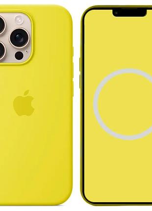 Силиконовый кейс magsafe case для iphone 16 pro с магнитом и анимацией при подключении айфон 16 про star fruit
