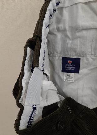 Вельветовые мужские брюки-чиносы большого размера james holton, 100% cotton р. 56-58 5