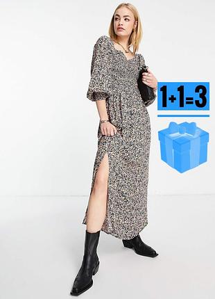 Довга сукня на резинці з розрізом river island 18 батал