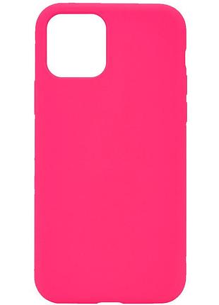 Силіконовий чохол silicone case full protective для apple iphone 11 pro max, захисна накладка barbie pink