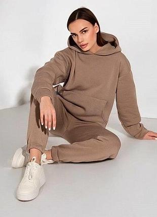 Костюм спортивный женский wafa зимний s бежевый