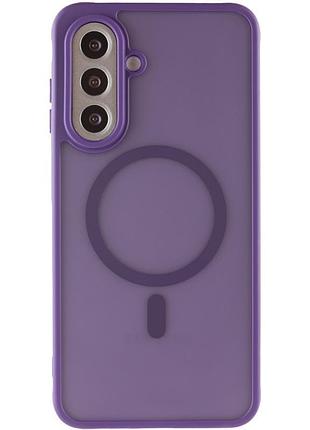 Чохол-накладка tpu bloom з magsafe для samsung galaxy a26 5g стильний та міцний захист purple