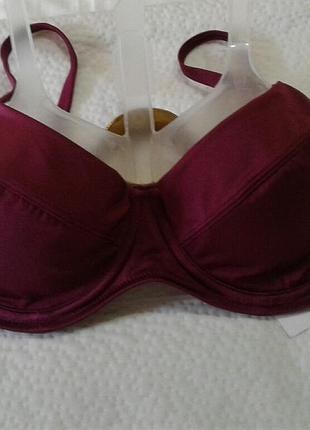 Лиф купальника c&a 85с, бордовый