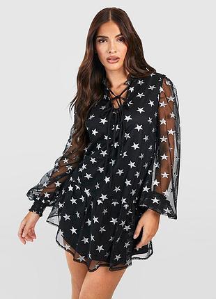 Нова! сукня в зірочки boohoo 18 батал
