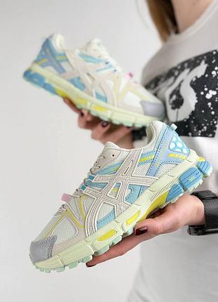 Женские кроссовки asics gel-kahana 8 beige sky