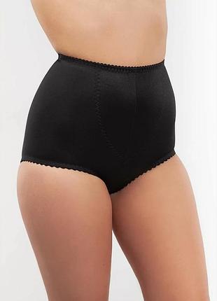 Женские утягивающие трусы больших размеров (до 6xl) черный, 2xl