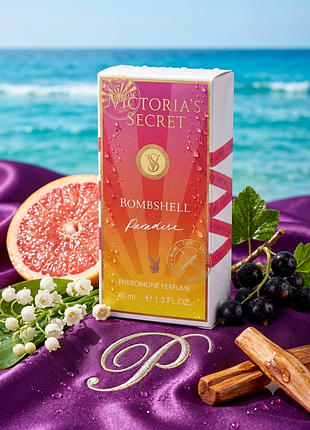 Bombshell paradise 40 ml парфуми стійкі літні парфумерія шлейфові жіночі парфуми пробник тестер аромат духи преміум якість ніша люкс з феромонами