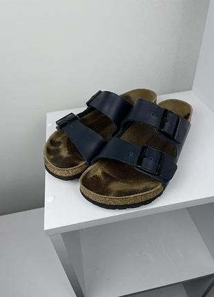 Birkenstock arizona (розмір 40) як нові оригінальні сабо шльопанці сандалі шкіряні boston soft footbed casual summer comfort