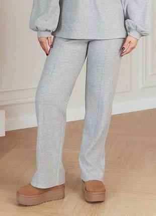 Жіночі штани xxl-3xl. світлий беж