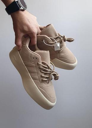 Мужские бежевые кроссовки adidas forum low 86 essential fear of god х форум 41