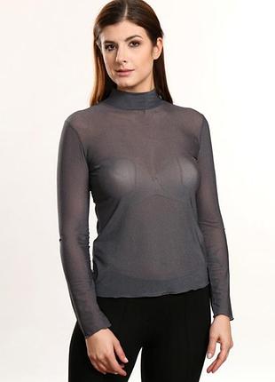 Coco серый и коричневый гольф-сітка тмviolana, польша m-графіт