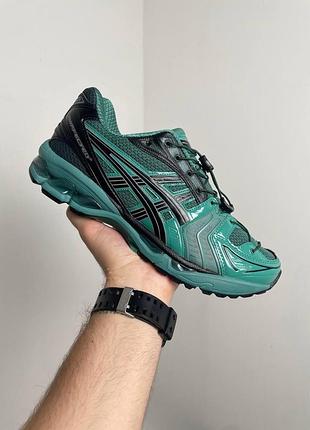 Зеленые кроссовки asics unaffected gel kayano 14 posy green bottle green х асикс 40