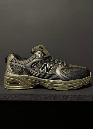 Женские кроссовки хаки new balance 530 khaki black х нью беланс 38