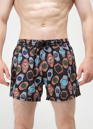 Шорти для плавання slavni swimming pool print hodynnyky