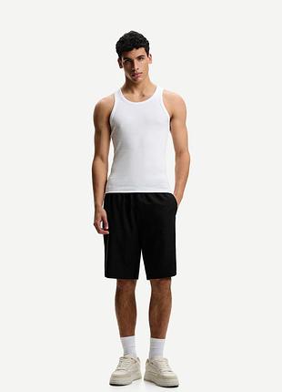 Шорты из смесовой льняной ткани pull &amp; bear 3365/665/800