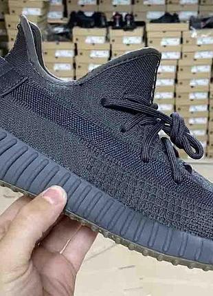 Чорні адідас ізі буст 350 унісекс adidas yeezy boost black cinder 39