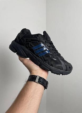 Мужские черные кроссовки adidas response cl bad bunny black blue х адидас 41
