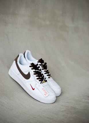 Білі кросівки унісекс nike air force 1 low 97 essenti mocco х найк ейр форс 44