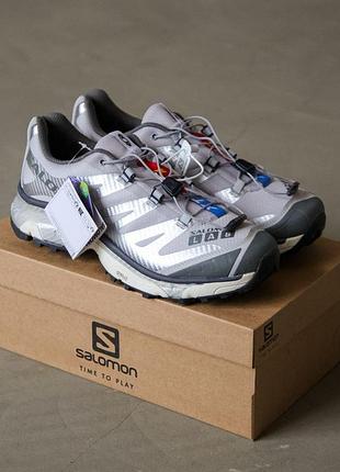 Мужские серые кроссовки salomon xt-4 advanced silver х саломон 42